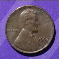 1 цент 1967  США