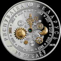 Сертификат к монете . Год Бык , Год Быка, Year of the Bull, серебро , 20 рублей , 2020 г. Тираж 999 шт. Китайский календарь . Восточный календарь.