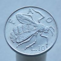 Сан-Марино 10 лир 1974 серия FAO