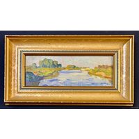 Кубарев В.Г. Заслуженный художник. К/М. 1969 г. 23х42 см.