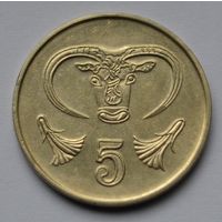 Кипр, 5 центов 1998 г.