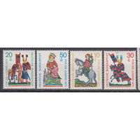 Лошади всадники фауна герб искусство Миннезингеры Лихтенштейн 1963 год Лот 5 ПОЛНАЯ СЕРИЯ МЕНЕЕЕ 30 % от каталога по курсу 3 р