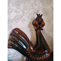 Майолика Павлин обливная керамика