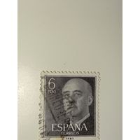 Испания  1955 Франсиско Франко, испанский генерал и диктатор.