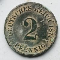 2 ПФЕНИНГА 1874B