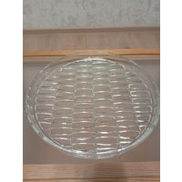 Поднос стекло СССР, 24см