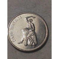 5 сентаво Доминикано  1989 год