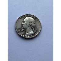 25 центов 1966 г., США