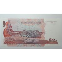 Камбоджа, 500 риелей 2004 г. UNC.