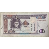 Банкнота Монголия 100 тугрик 2020 год. НЕ БЫЛА В ОБОРОТЕ.