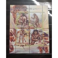 Конго. 2009 год. История. Древние люди (блок)