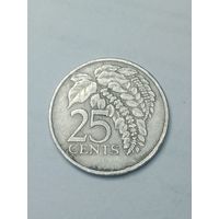 Тринедад и Тобаго 25 центов 1978 года .