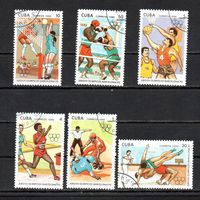Олимпийские игры в Барселоне Куба 1990 год серия из 6 марок