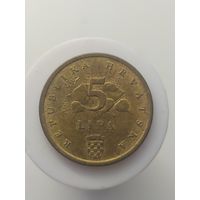 5 лип  Хорватия 2011 год лот 43 дубовый лист