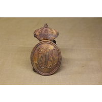 Киверная бляха армии НАПОЛЕОНА, линейный полк. ВОЙНА 1812 год. Распродажа коллекции вещей. С РУБЛЯ! АУКЦИОН!