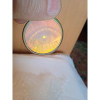 Винтажный кулон времён СССР "Глаз от сглаза" голограмма