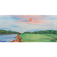 Рассвет (10), пастель, бумага, 2007, Котов Олег