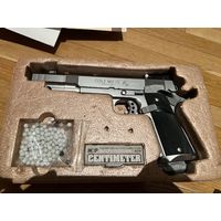 Игрушечный пистолетик (ЯПОНИЯ) в оригинальном комплекте. стреляет шариками. в рабочем состоянии