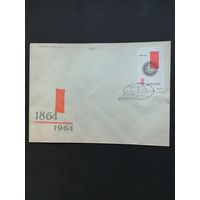 Польша 1964 КПД с маркой "100 лет со дня основания Первого Интернационала" (спецгашение) Mi.1529 каталог 0.70 евро