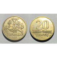 20 центов 1997. Литва