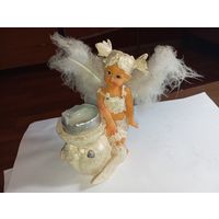 Статуэтка - подсвечник  Ангелочек . С рубля !