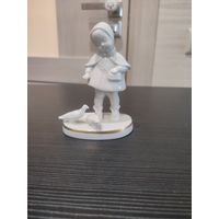 Статуэтка девочка с голубями rosenthal германия