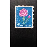 Швейцария 1963 флора\298фк\