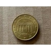 Германия 10 евроцентов, 2003"J". (-U-обм)