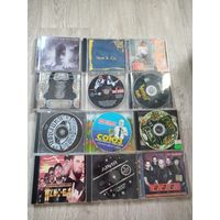 Cd диски рок-металл,11 шт,с рубля