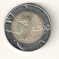 Сан-Марино 500 лира 1990 Шестнадцать веков истории