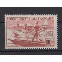 Французская экваториальная Африка 1944**  Гидросамолет АВИА Почта