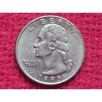 США 25 центов 1995 D