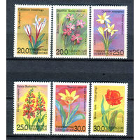 Узбекистан - 1993г. - Цветы - 6 марок - полная серия, MNH [Mi 35-40]. #O-Se-Z-1-8