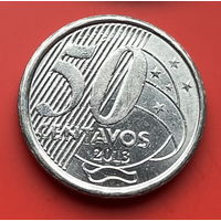 36-08 Бразилия 50 сентаво 2013 г.