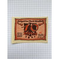 Нотгельд 10 пфеннигов Германия Уруштадт-0501