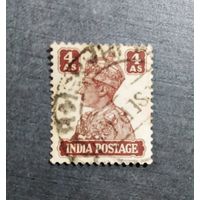 Марка Индия 1941- 1943 Король