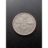 Великобритания 6 пенсов 1964 г.