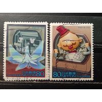 Япония, 2003. 50 лет телевидения в Японии. Полная серия. Mi-3,2 евро гаш.