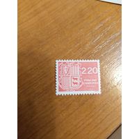 1988 Андорра французская почта герб MNH** выпускалась одиночкой (2-1)
