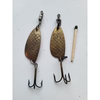 Блесна ОЗЕРНА (Рыболов), завод ПО Блесна (бывший Завод пластмассовых спорттоваров г. Отрадное), СССР