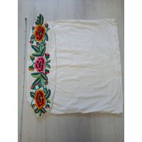 Наволочка на подушку вышитая старинная