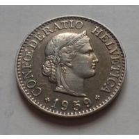 10 раппен, Швейцария 1959 г.