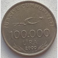 Турция 100000 лир 2000 г.