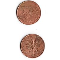 5 грошей Польша 2011 года