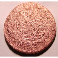 2 копейки 1757 , нечастая чеканка , всадник без головы