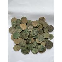 Польские гроши 1,2,5 - 110 штук одним лотом