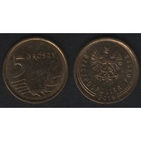 Польша y925 5 грош 2019 год (mw) (_alb2