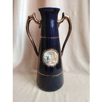 Ваза амфора (высота 30 см) Серенада, фарфор. ХХ век