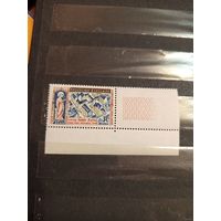 1960 Франция 500 лет колледжу Сент-Барбе угловая чистая клей MNH** (2-8)