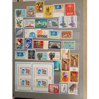 ООН НЬЮ-ЙОРК ЖЕНЕВА СБОРНЫЙ 35 МАРОК И 2 БЛОКА